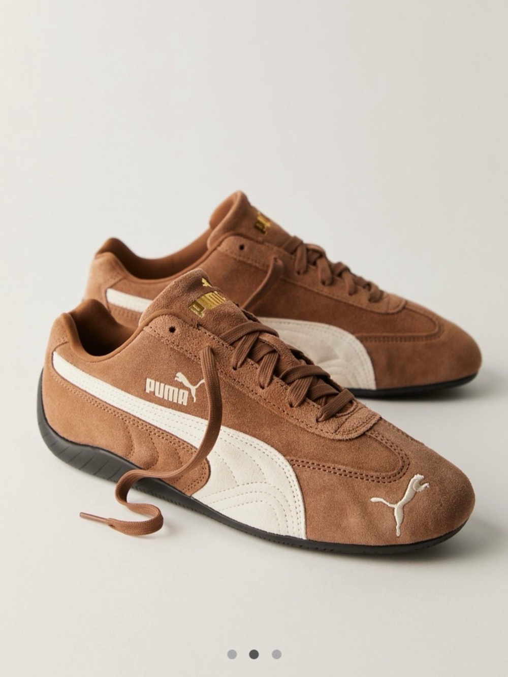 Puma Speedcat Sneakers in Haute Coffee / Frosted Ivory - Picture 2 of 8